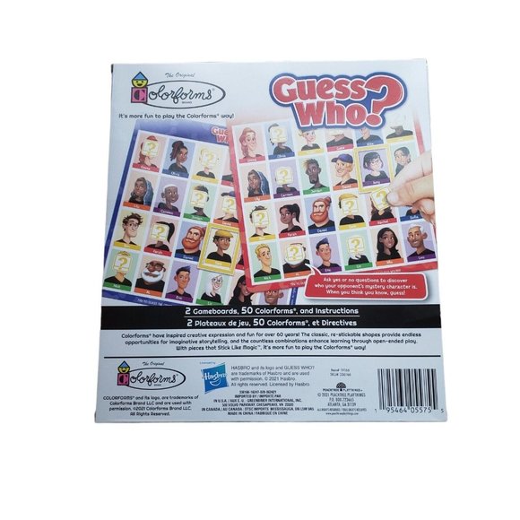 The Original Colorforms : GUESS WHO? - Miniature Game Set - New in Box - Picture 2 of 3